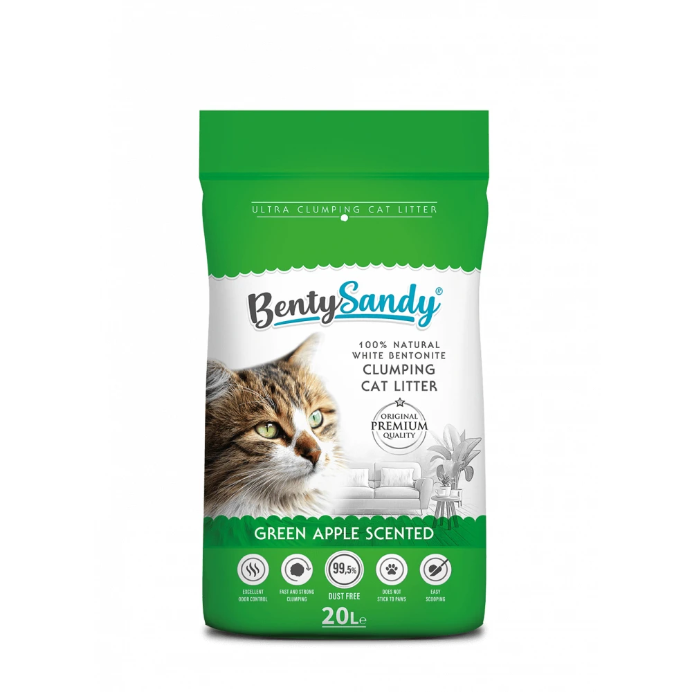 Benty Sandy Apple Cat Litter 20L