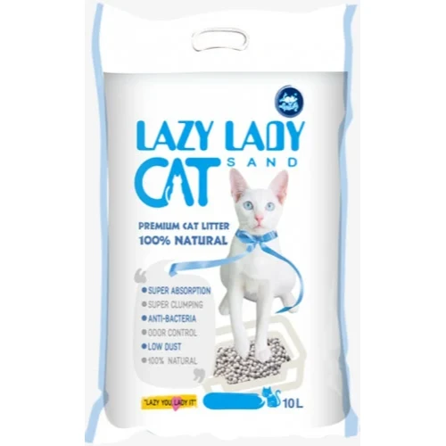 Lazy Lady White Cat Litter 10L