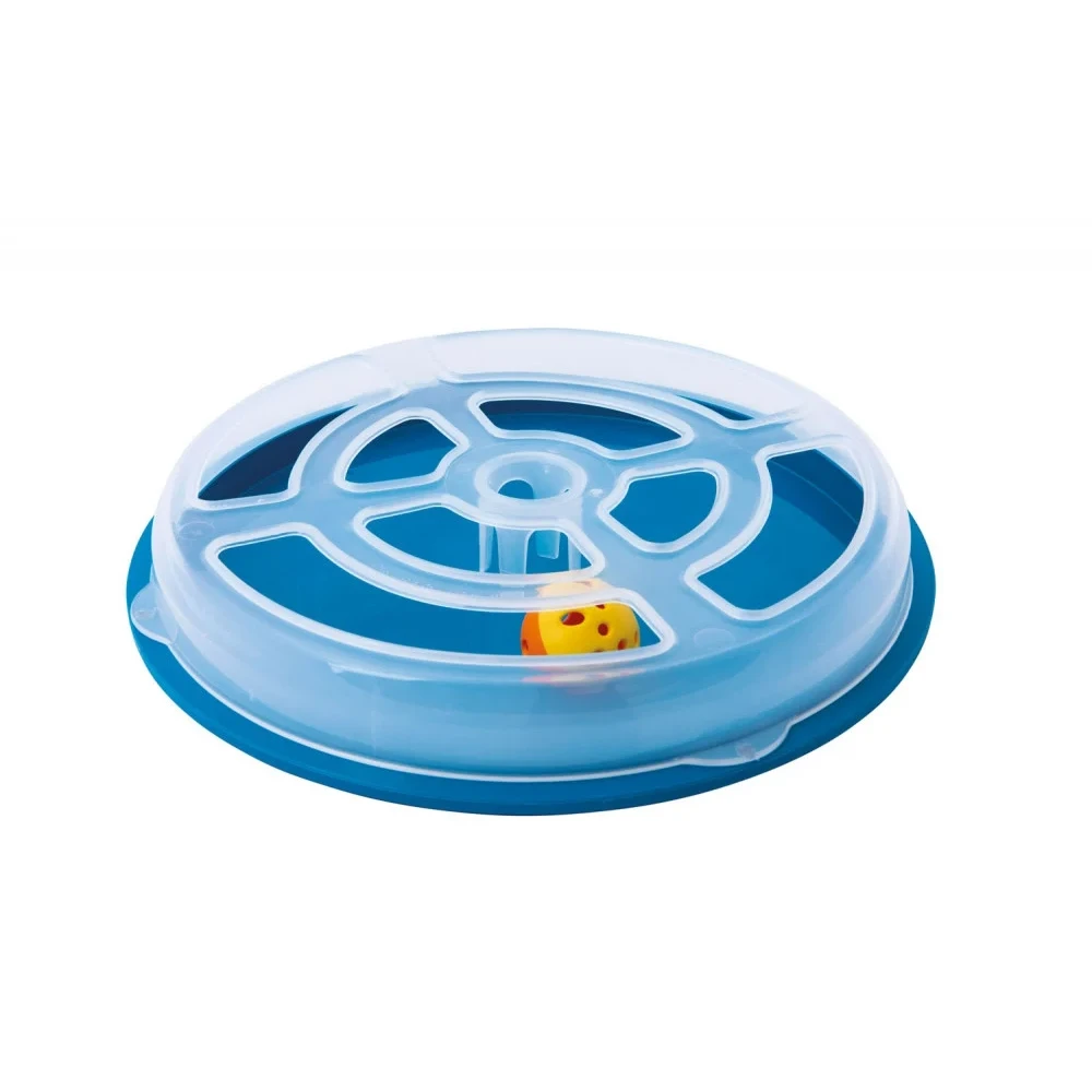 Transparent round cat toy